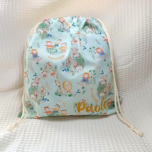 Bolsa de muda ovejitas y motivos campestres