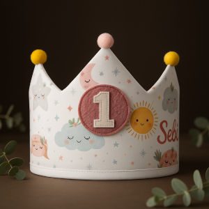 Coronas de Cumpleaños para Bebé Personalizadas y de Tela
